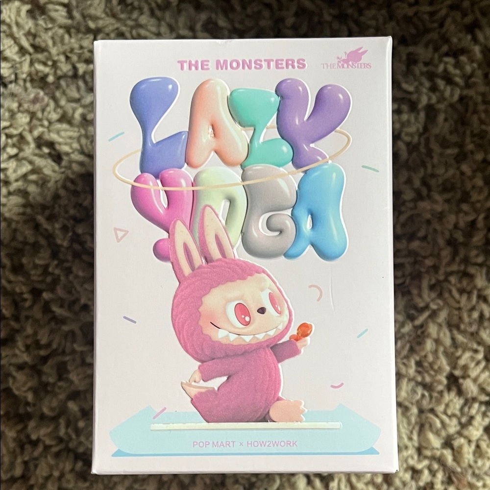 The Monsters Lazy Yoga Plush - Pink